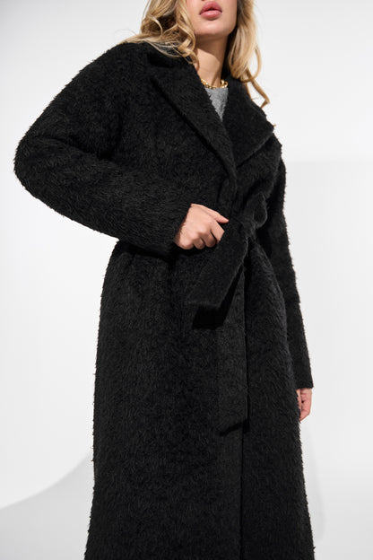 Утеплене пальто з альпаки тканина Dolce&Gabanna