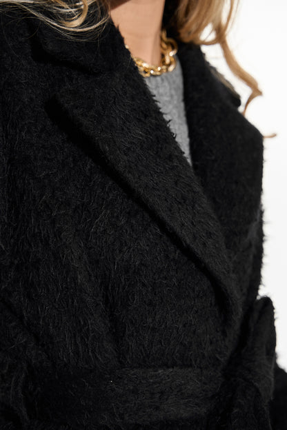 Утеплене пальто з альпаки тканина Dolce&Gabanna